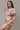 Lilah Multi Plaid & Floral Ruffle Mini Dress- close up side view