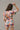 Lilah Multi Plaid & Floral Ruffle Mini Dress- close up back view