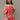 Kiara Red & Cream Floral Off-The-Shoulder Top- front top view