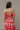Kiara Red & Cream Floral Off-The-Shoulder Top- back view