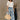 Blair Blue & Cream Palm Leaf Wide Leg Pants- full body view