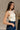 Regina Cream Lace Ruched Sleeveless Bodysuit- frontal side view