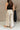 Everlee Oatmeal & Black Linen Stripe Pants- back view