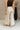 Everlee Oatmeal & Black Linen Stripe Pants- close up back view