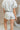 Colette White & Blue Stripe Shorts- back view
