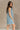 Avery Washed Denim Fray Mini Dress- side view