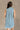 Avery Washed Denim Fray Mini Dress- back view