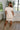 Danna Cream & Green Zip-Up Mini Dress- full body back view