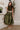 Gemma Ivory Faux Leather Belt - full body front view