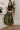 Gemma Ivory Faux Leather Belt - full body front view