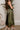 Natalia Olive Sleeveless Maxi Dress- close up back side view