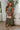 Malia Olive Corduroy Zip-Up Midi Dress- full body view