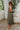 Malia Olive Corduroy Zip-Up Midi Dress- full side view