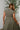 Malia Olive Corduroy Zip-Up Midi Dress- close up back view
