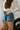 Ariana Dark Wash Denim Skort - left  side view
