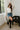 Billie Cream Lace Long Sleeve Top - full body front view
