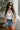 Kiara Mocha Short Sleeve Cardigan - front view