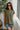 Rima Olive Green Sleeveless Sweater - front view