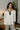 Hayden Cream Waffle Knit Quarter-Zip Top - front