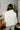 Hayden Cream Waffle Knit Quarter-Zip Top - back