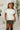Lea Cream Criss-Cross Sleeveless Sweater - front 