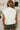 Lea Cream Criss-Cross Sleeveless Sweater - close back view