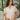 Katie Beige Floral Crochet Short Sleeve Top - front view
