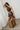 Rowan Dark Brown Sleeveless Mini Dress - full side view with belt