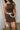 Samantha Brown & White Calf Hair Disc Belt - front
