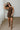 Rowan Dark Brown Sleeveless Mini Dress - full body front view