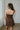 Rowan Dark Brown Sleeveless Mini Dress - back view