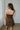 Rowan Dark Brown Sleeveless Mini Dress - back view