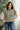 Lea Olive Criss-Cross Sleeveless Top- top view