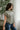 Lea Olive Criss-Cross Sleeveless Top- side view