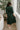 Luna Dark Green Zip-Up Midi Dress- ful back view