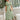 Joelle Sage Green Satin Midi Dress- full body frontal side view