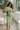 Joelle Sage Green Satin Midi Dress- top view