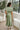 Joelle Sage Green Satin Midi Dress- full back view