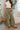 Raelyn Olive Wide Leg Pants- close up front view
