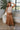 Colette Camel Suede Midi Skirt- full body view