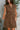 Alexa Brown Denim Belt Mini Dress- close up front view