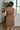 Alexa Brown Denim Belt Mini Dress- full back view