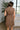 Alexa Brown Denim Belt Mini Dress- full back view