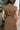 Alexa Brown Denim Belt Mini Dress- close up back view
