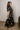 Charleigh Black Multi Floral Zip-Up Midi Dress- full side view