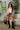 Jane Taupe Knit & Lace Tie Cardigan- full body view