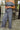 Jacqueline Grey Wide Leg Pants - frontal side view
