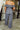 Jacqueline Grey Wide Leg Pants - back view
