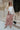 Bria Blush Floral Maxi Skirt - front view