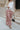 Bria Blush Floral Maxi Skirt - lower front view